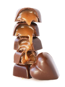 passionate hearts caramel bonbons