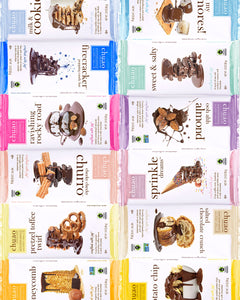 chuao chocolate bars in packaging