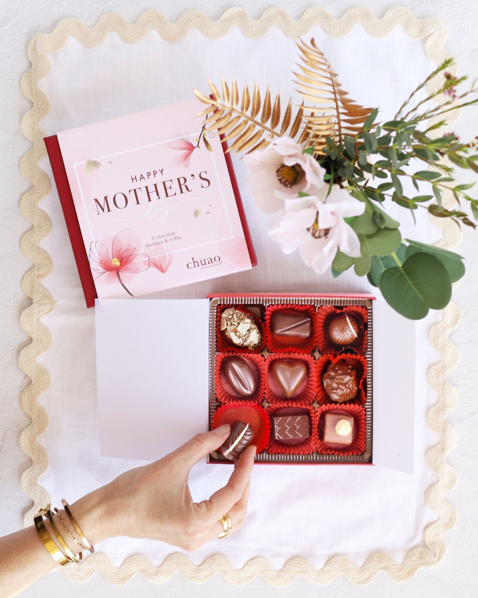 mom's favorites truffles and bonbons