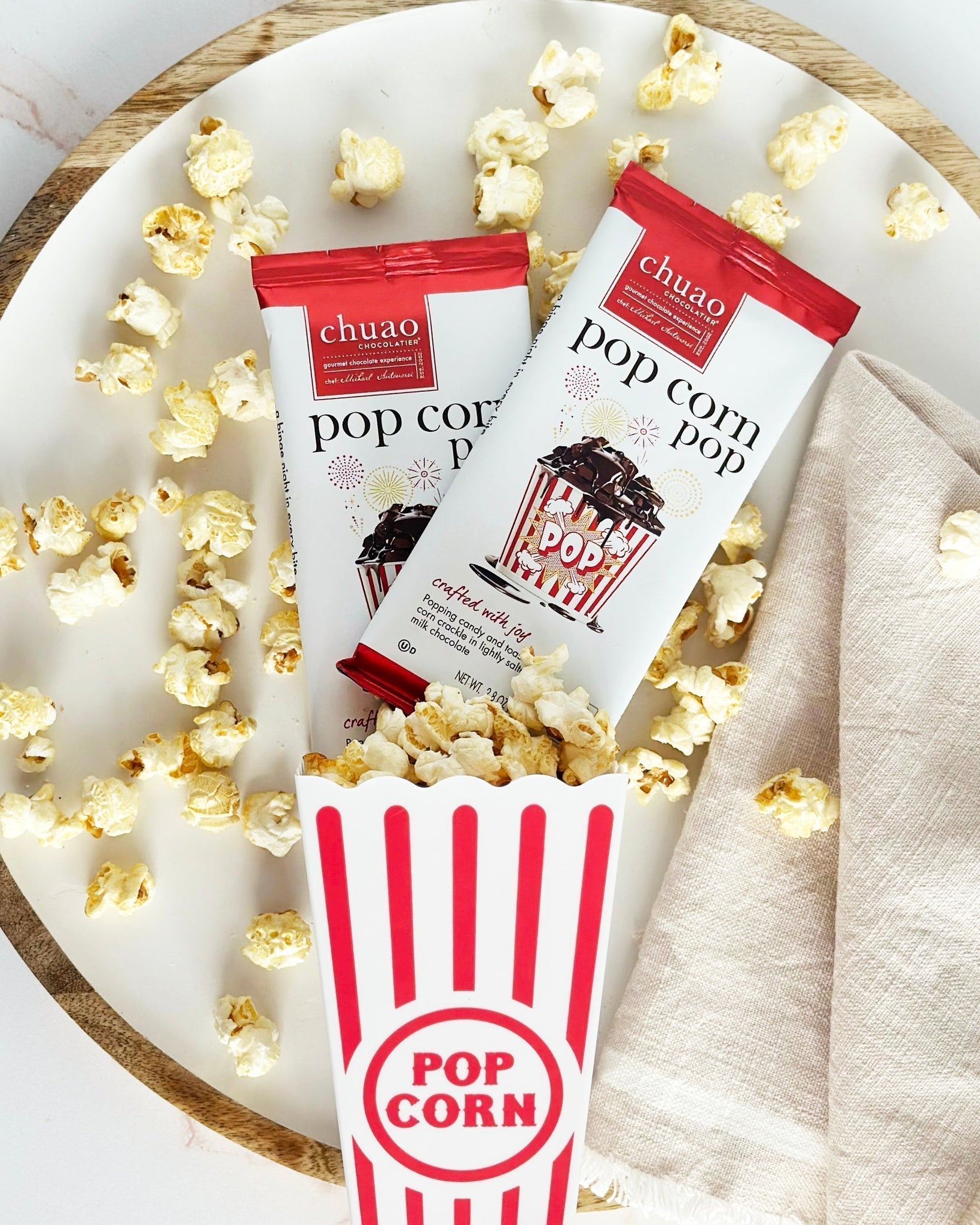 Introducing Chuao's Pop Corn Pop Bar