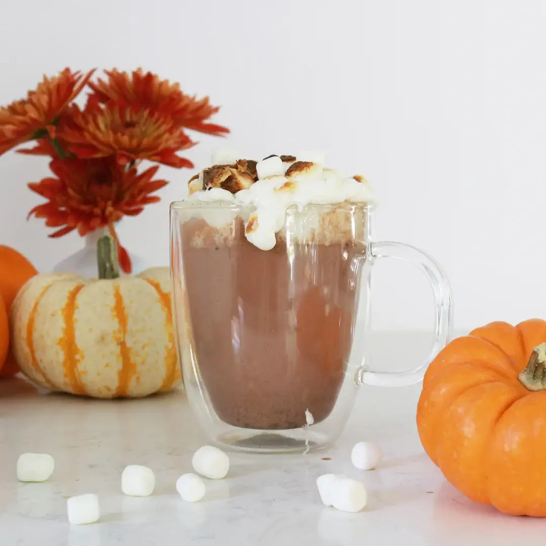 pumpkin spice hot chocolate