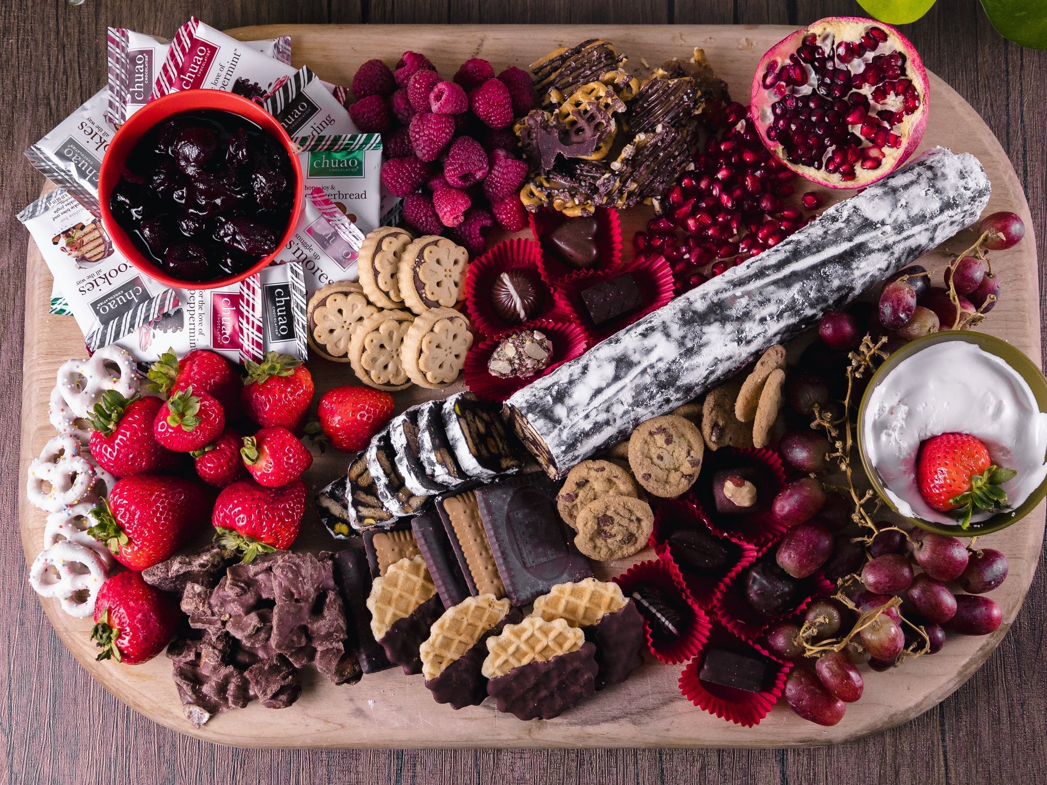 chuao chocolatier chocolate charcuterie board