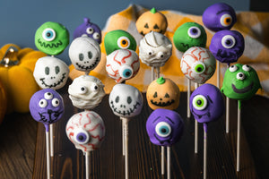 halloween chocolate cake pops