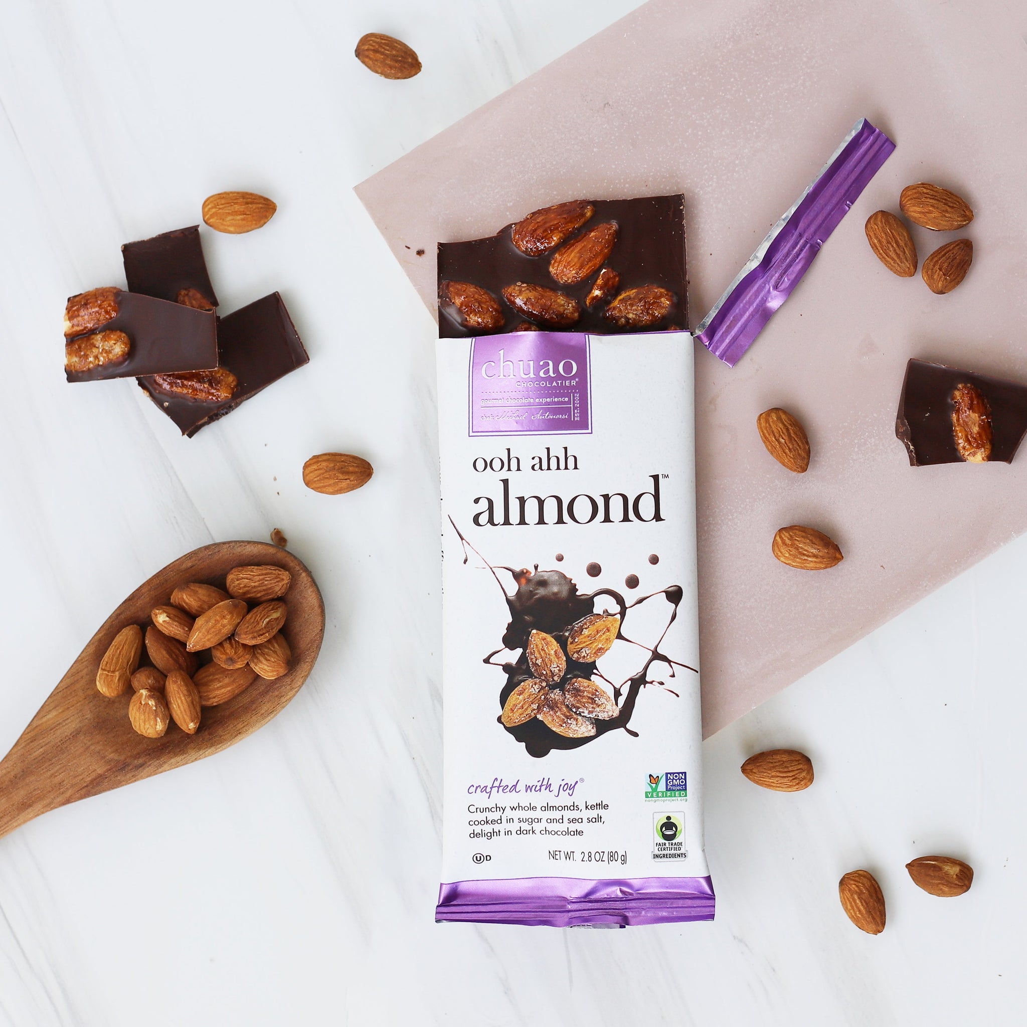 ooh ahh almond chocolate bar