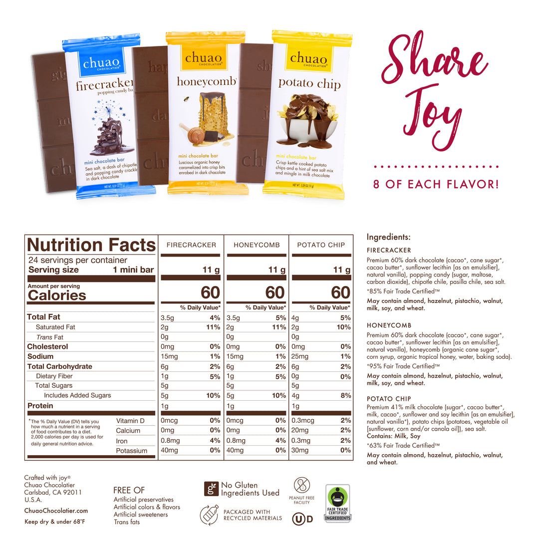 24 ct Chocolate Mini Bar Pouch - SOLD OUT