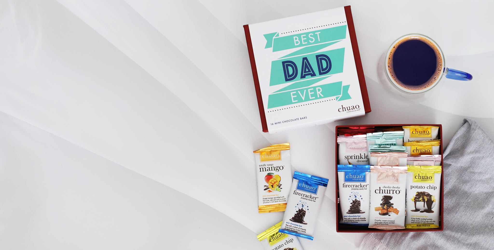 chuao chocolatier dad's favorites gift box