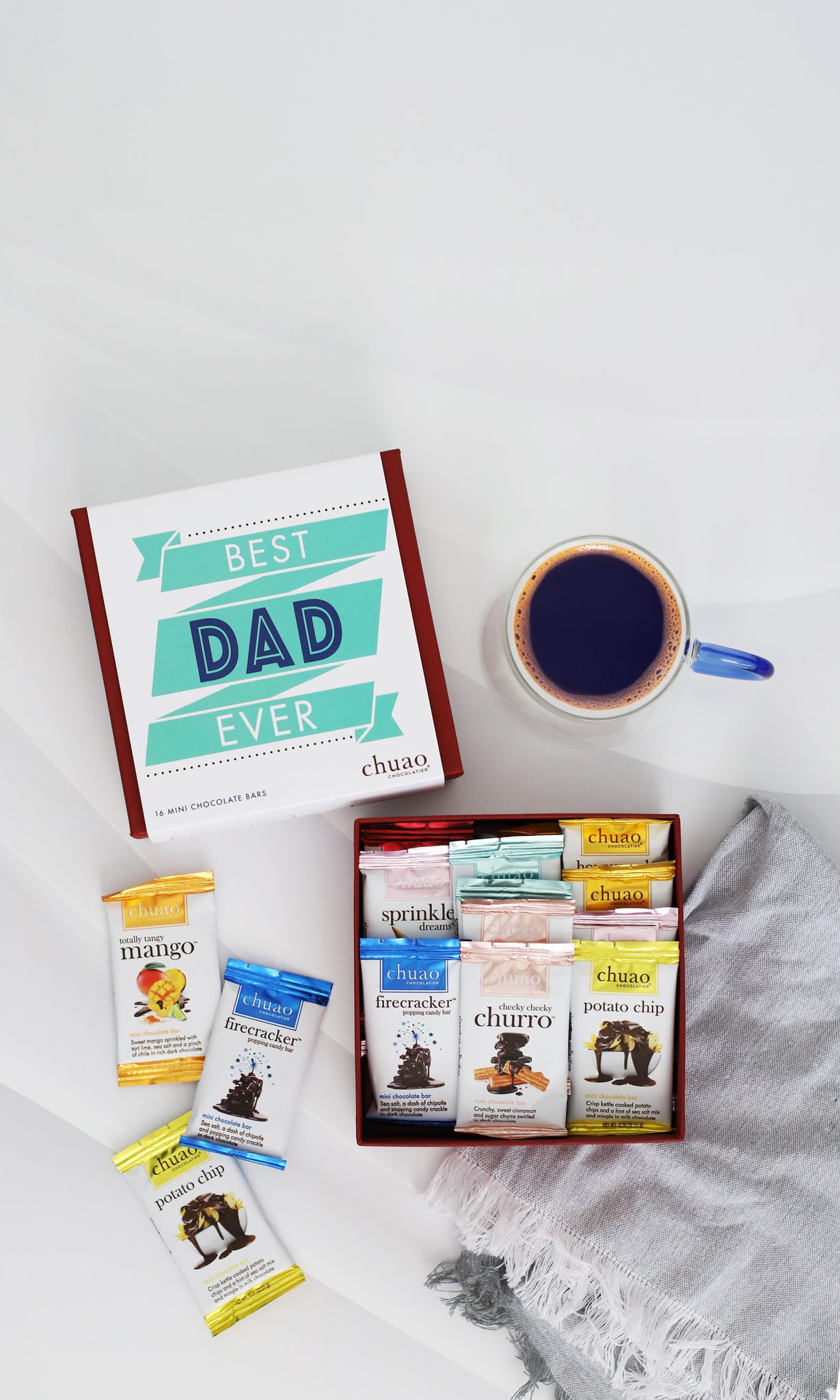 chuao chocolatier dad's favorites gift box