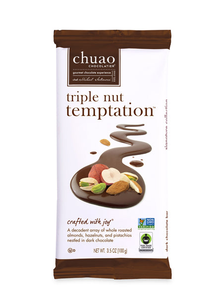 choco*ページ Triple Nut Temptation Chocolate Bar