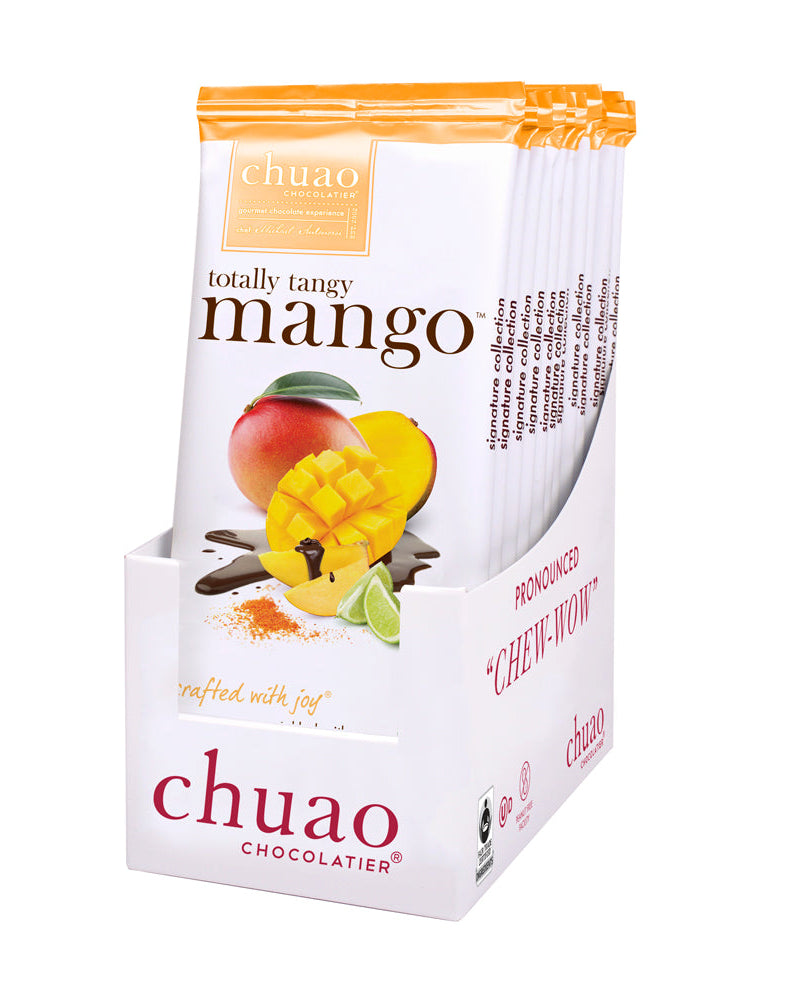 Pack of 12 Mango bars in white display ready box