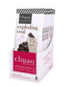 Exploding Coal Chocolate Bar