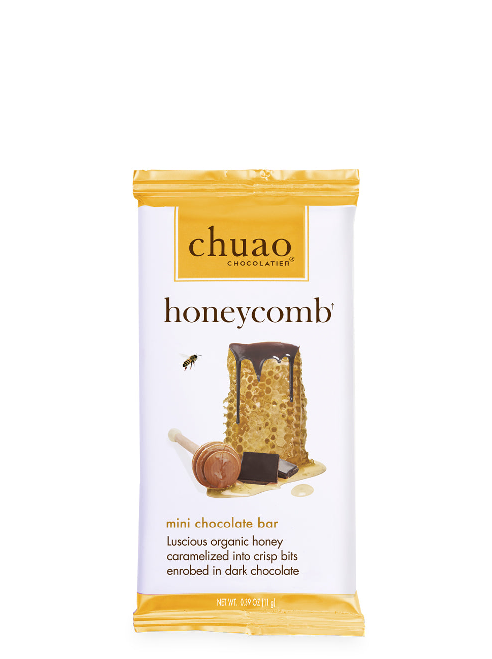 Honeycomb mini chocolate bar