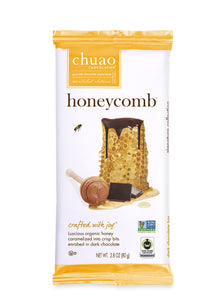 Honeycomb chocolate bar