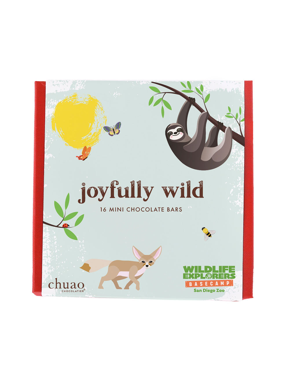 joyfully wild mini chocolate bar gift set