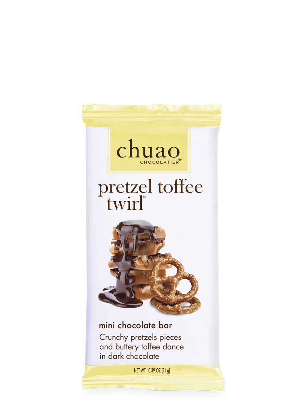 Pretzel Toffee Twirl Mini Chocolate Bar 