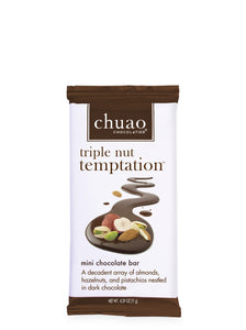 Triple Nut Temptation Mini Chocolate Bar