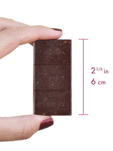 Triple Nut Temptation Mini Chocolate Bar Unpackaged