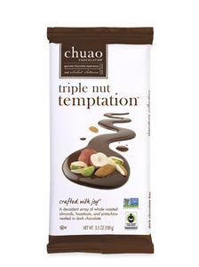 Triple Nut Temptation Chocolate Bar