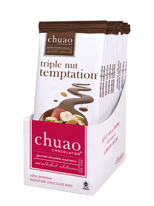 Triple Nut Temptation Chocolate Bar Pack of 10